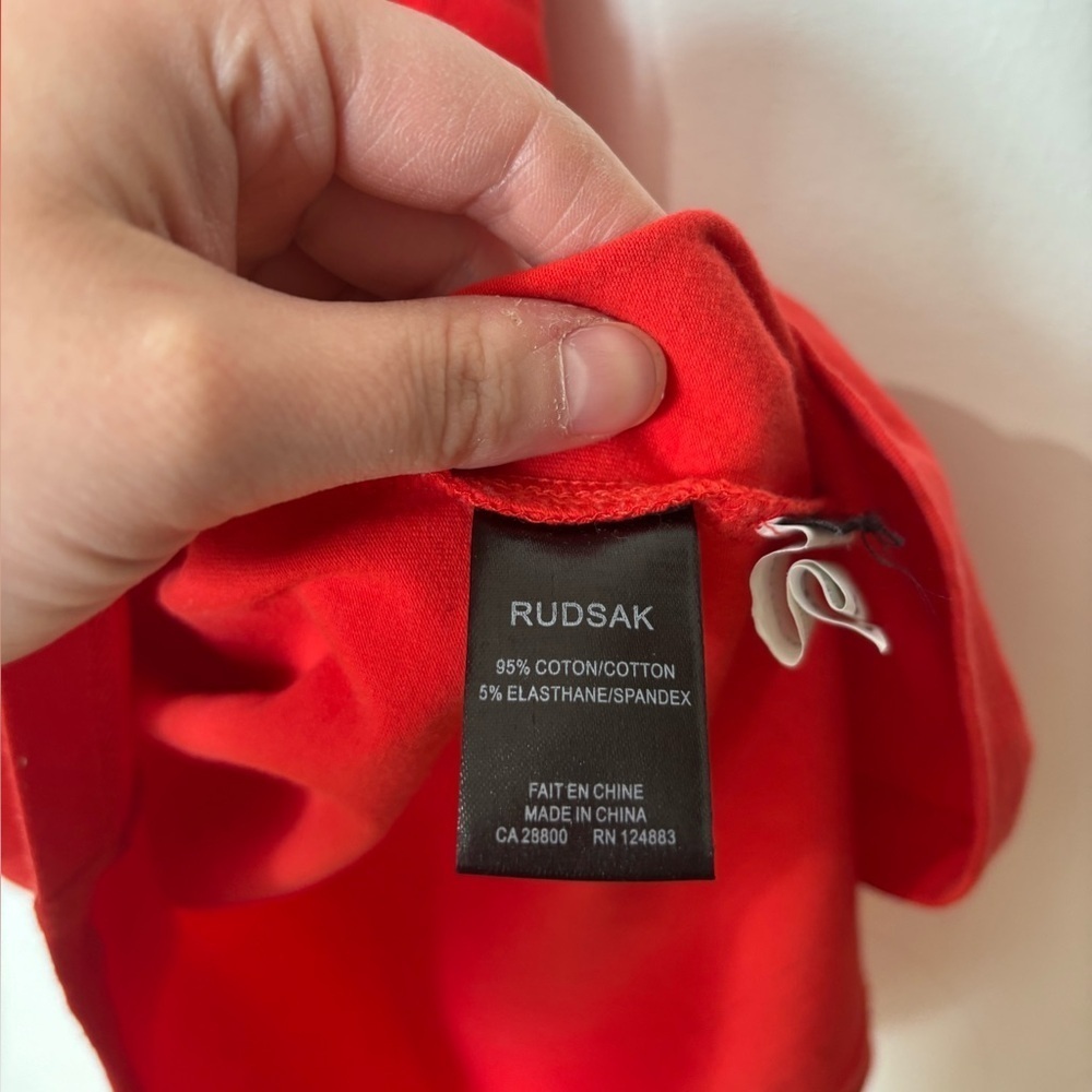 🎉4/30$🎉 Rudsak Serena Red Stretch Mini Dress - Size XS - Picture 4 of 7